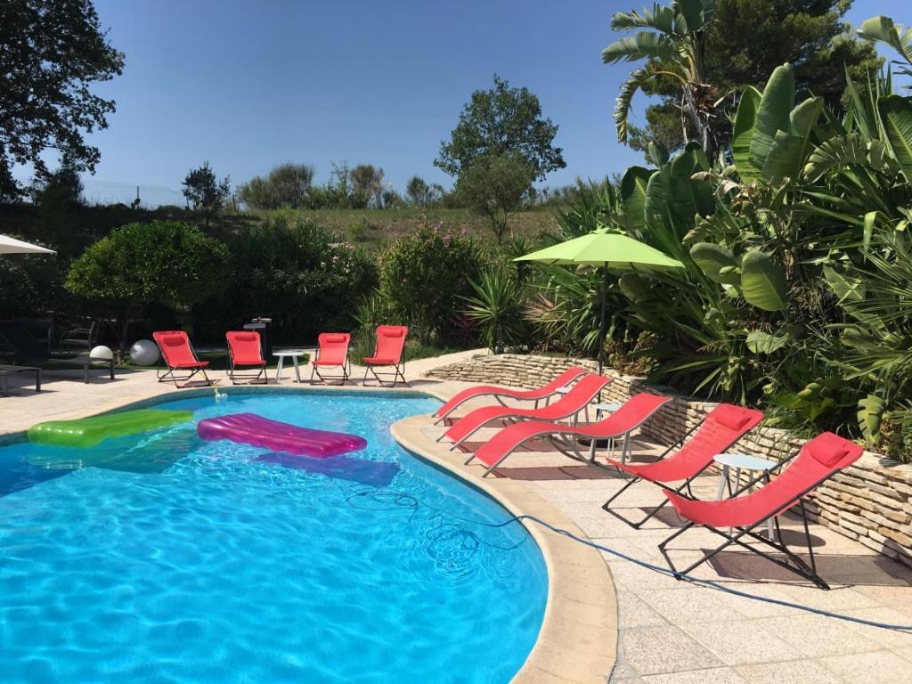 Villa Les Yuccas - Pool - Sea View Cagnes-sur-Mer Exterior photo